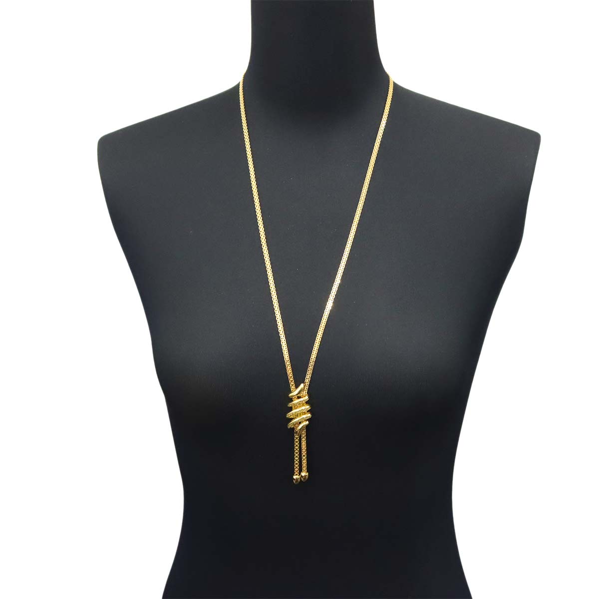 Diamond 0.27ct Lariat Necklace 18K YG 750