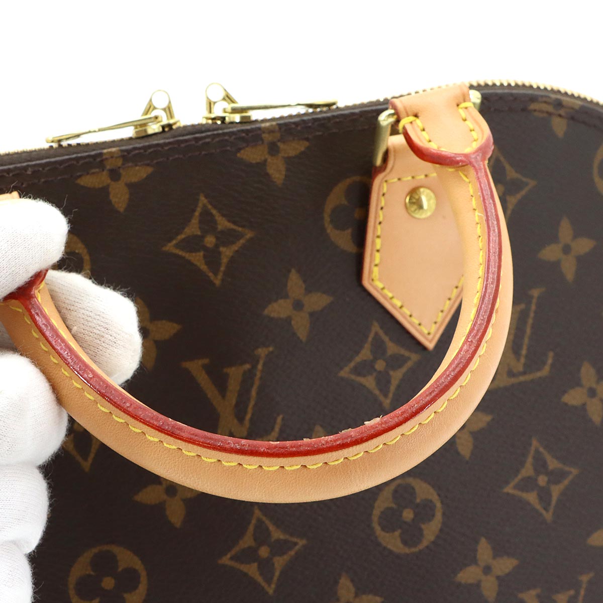 Monogram Alma PM Hand Bag Brown M53151 Purse