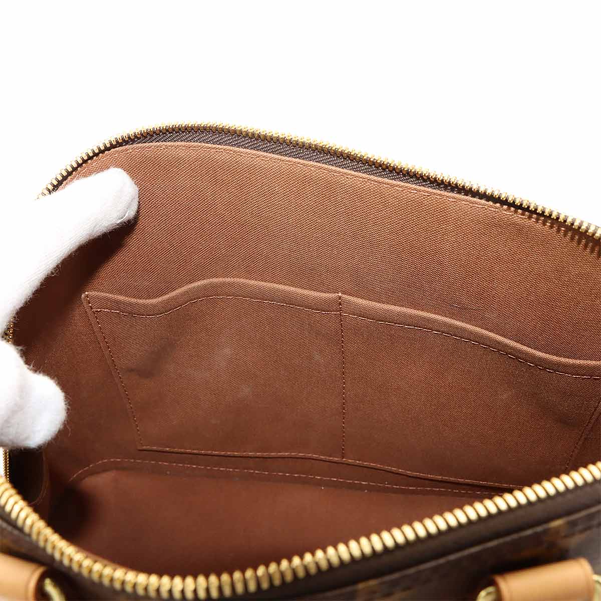 Monogram Alma PM Hand Bag Brown M53151 Purse
