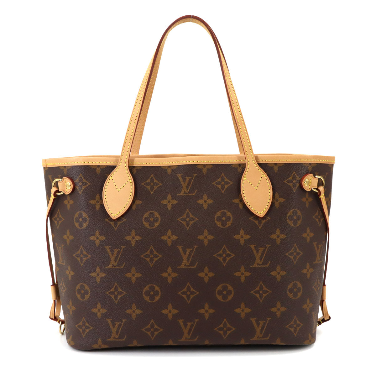 Monogram Neverfull PM Tote Bag Brown Pivoine M41245