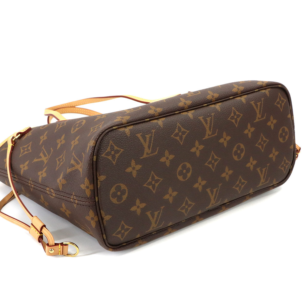 Monogram Neverfull PM Tote Bag Brown Pivoine M41245
