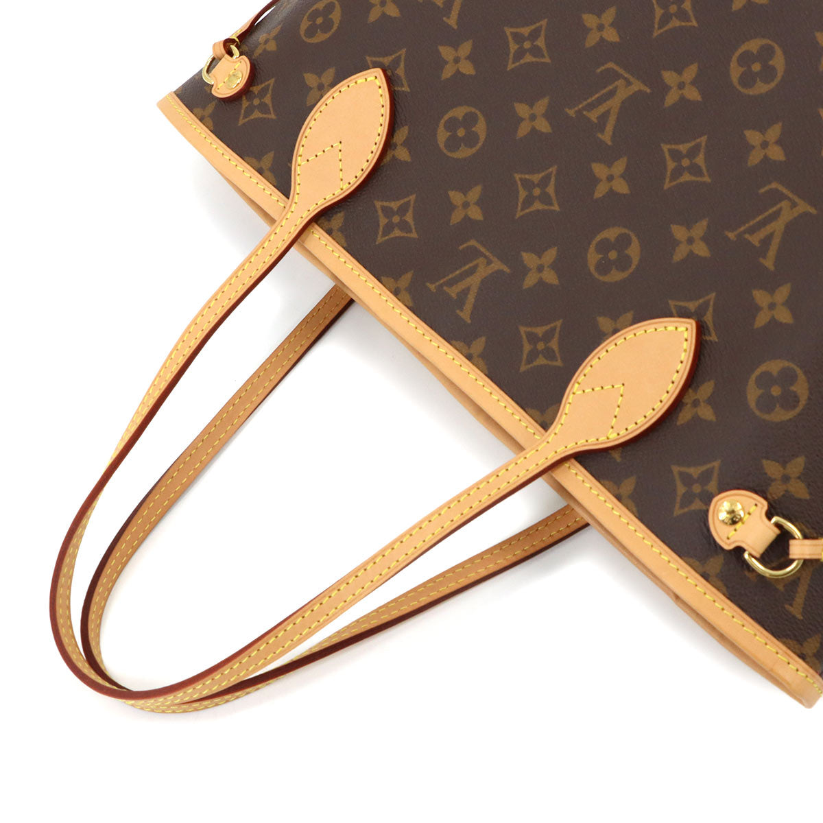 Monogram Neverfull PM Tote Bag Brown Pivoine M41245