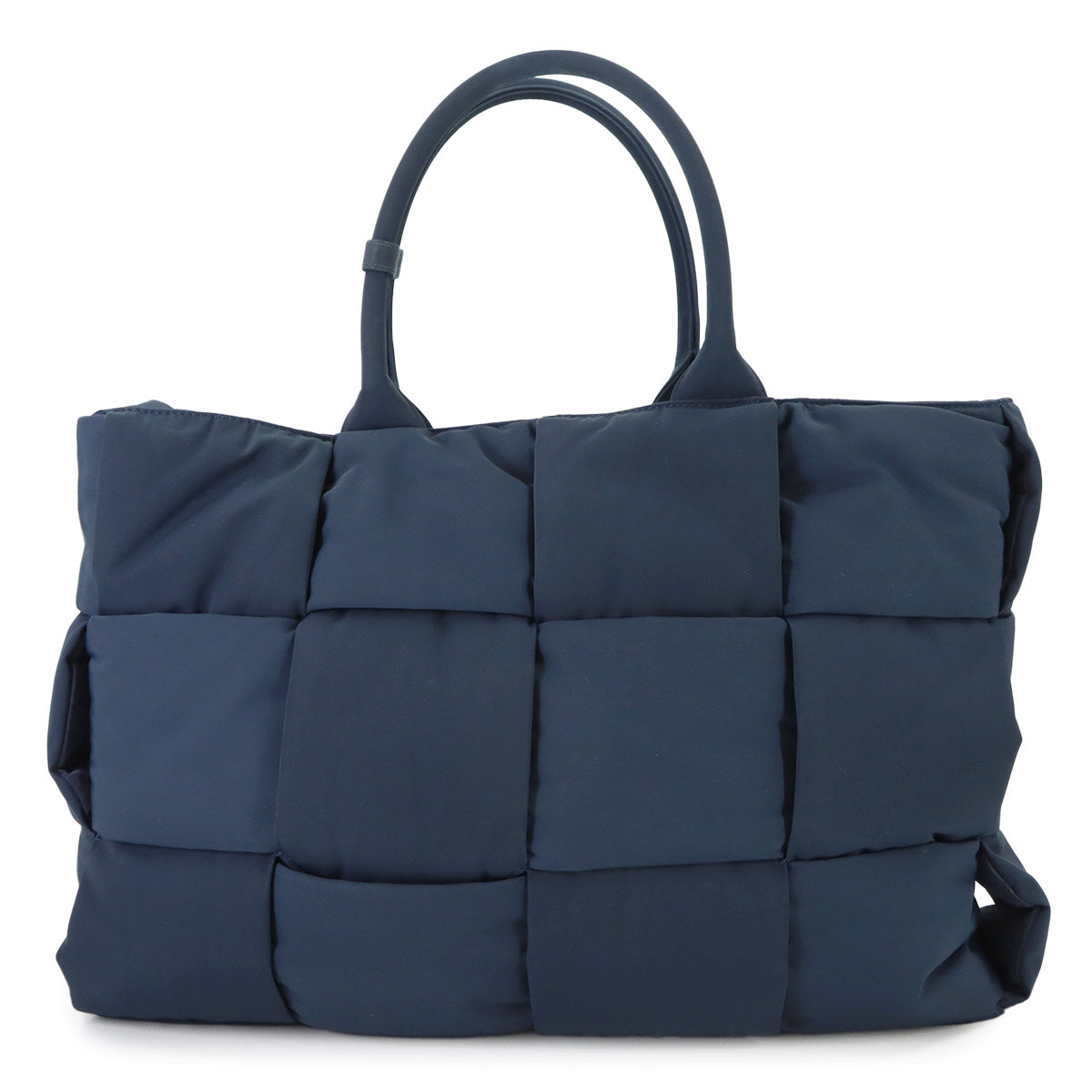Large Arco Padded Tote Shoulder Bag Nylon Navy