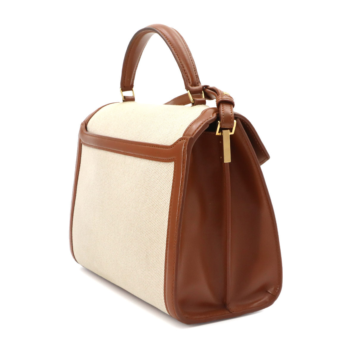Cassandra Top handle Hand Shoulder Bag Beige 578000