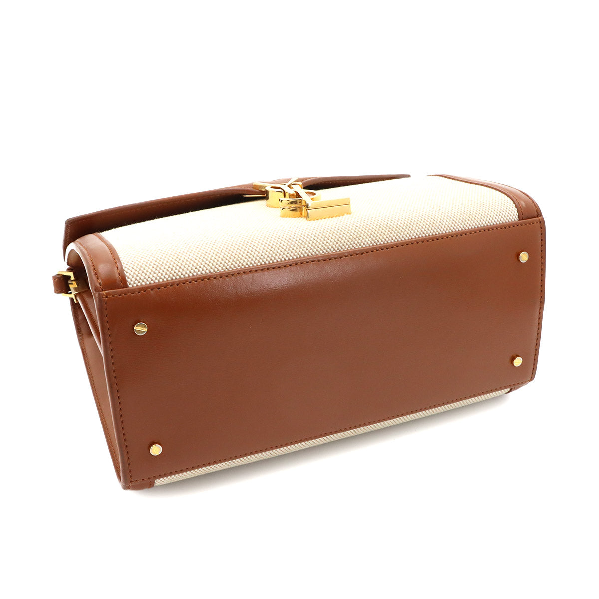 Cassandra Top handle Hand Shoulder Bag Beige 578000