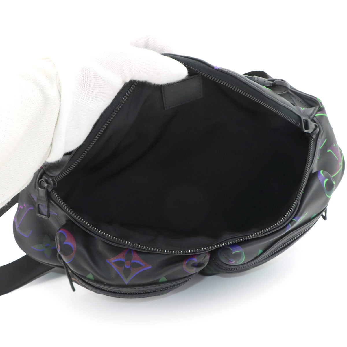Monogram Spotlight Comet BumBag Leather Black M22494
