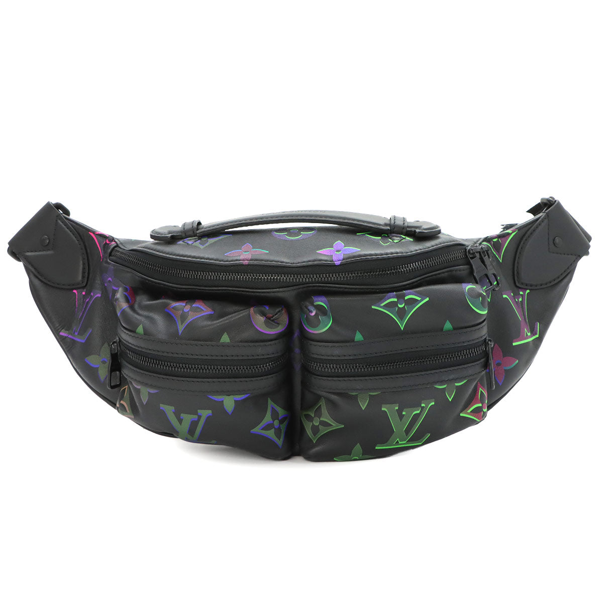 Monogram Spotlight Comet BumBag Leather Black M22494