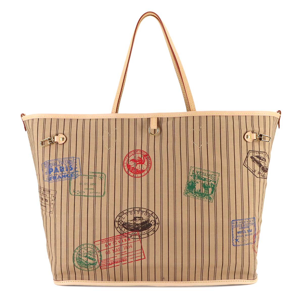 Neverfull Inside Out GM Tote Shoulder Bag Stamp M11948