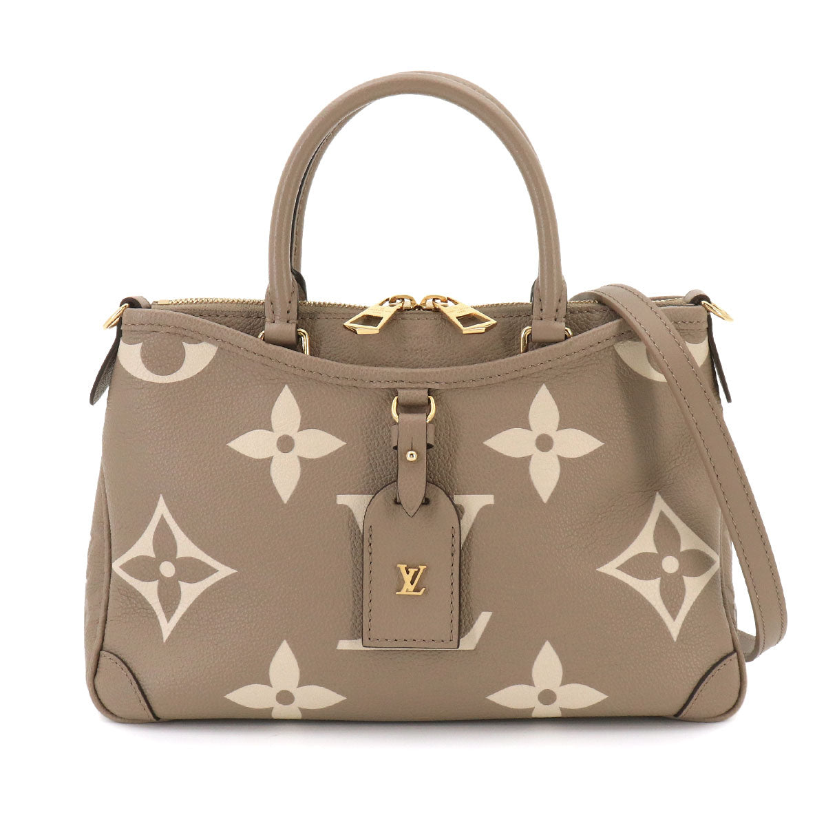 Bicolor Monogram Empreinte Trianon PM Hand Shoulder Bag