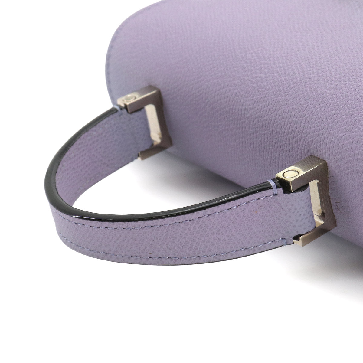 Micro Iside 2way Hand Shoulder Bag Leather Purple