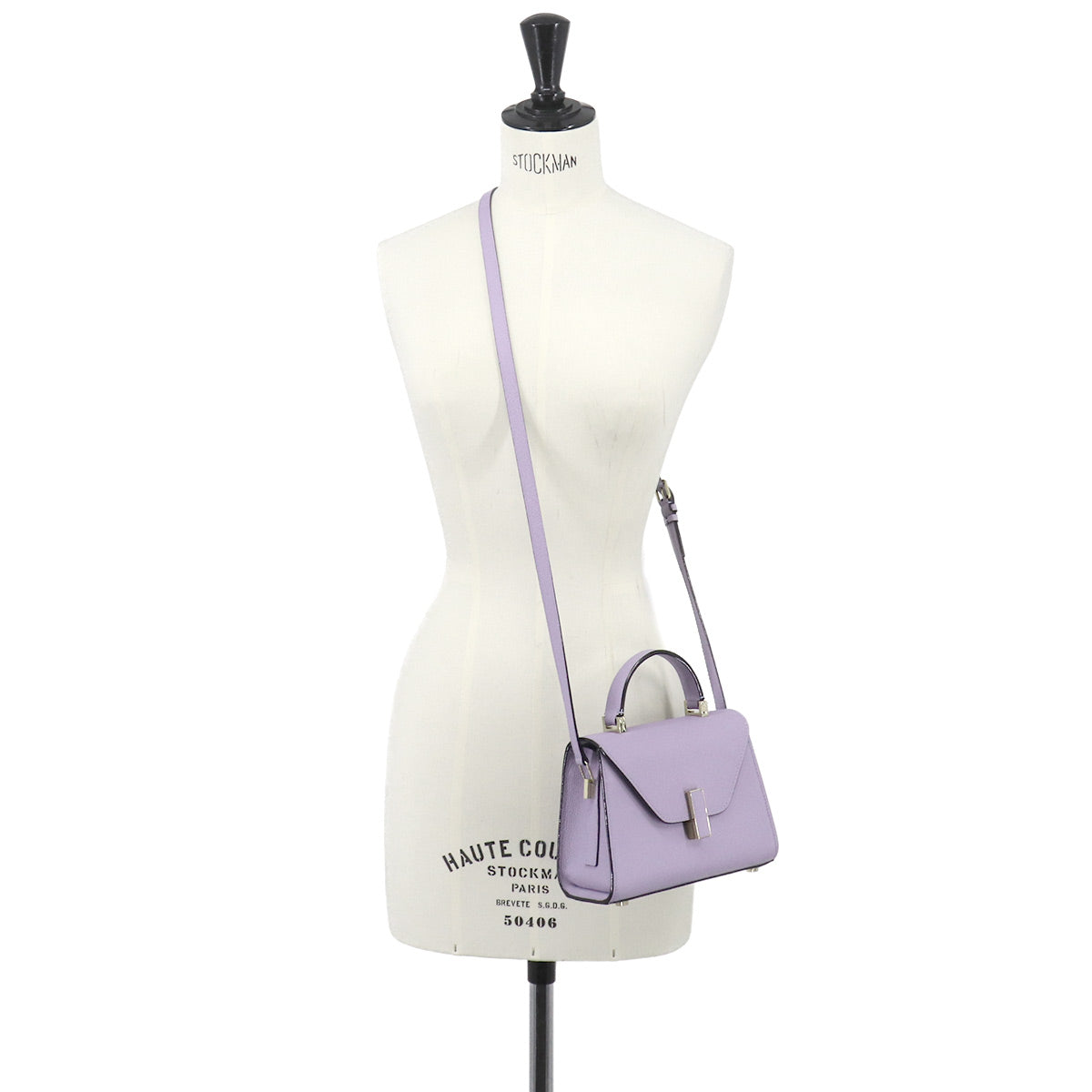 Micro Iside 2way Hand Shoulder Bag Leather Purple