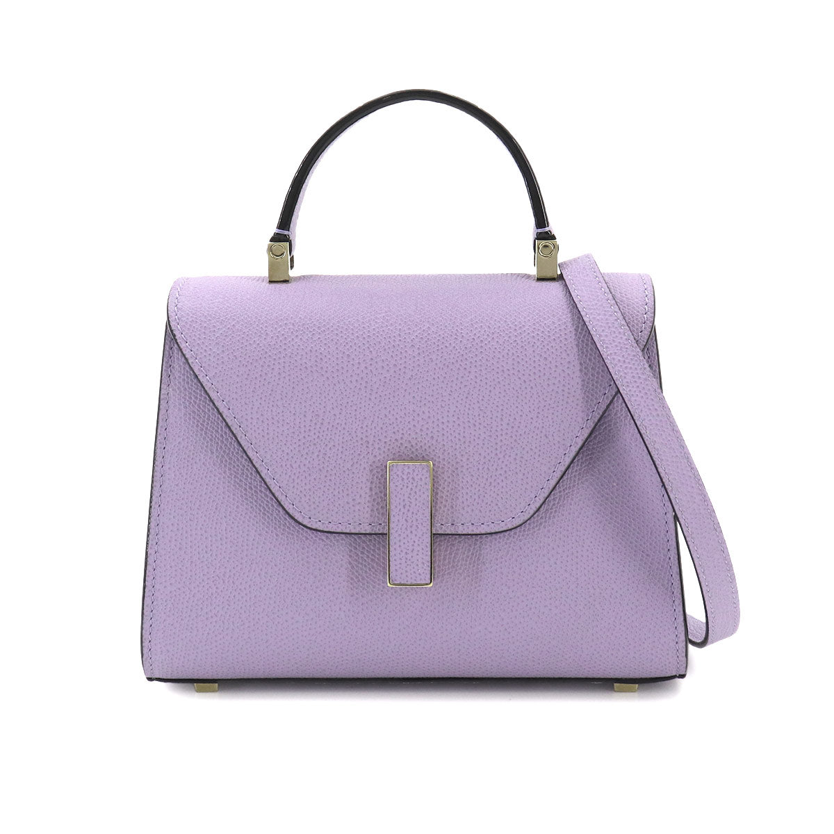 Micro Iside 2way Hand Shoulder Bag Leather Purple