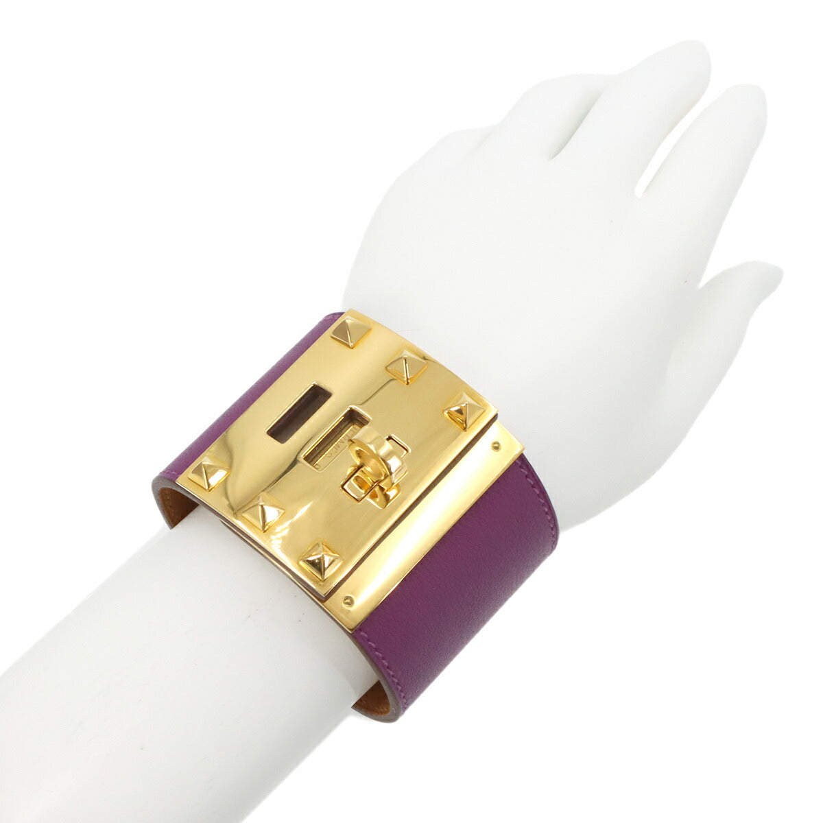 Kelly Dog Bracelet Bangle Veau Swift Anemone
