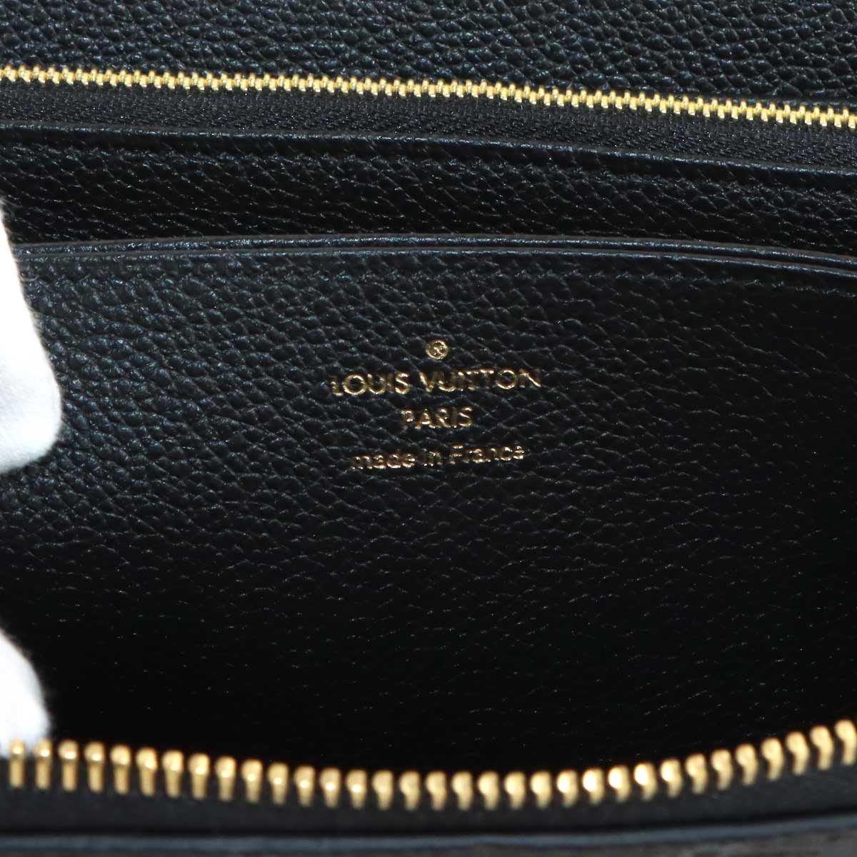 Monogram Empreinte Zippy Wallet Leather Noir M61864