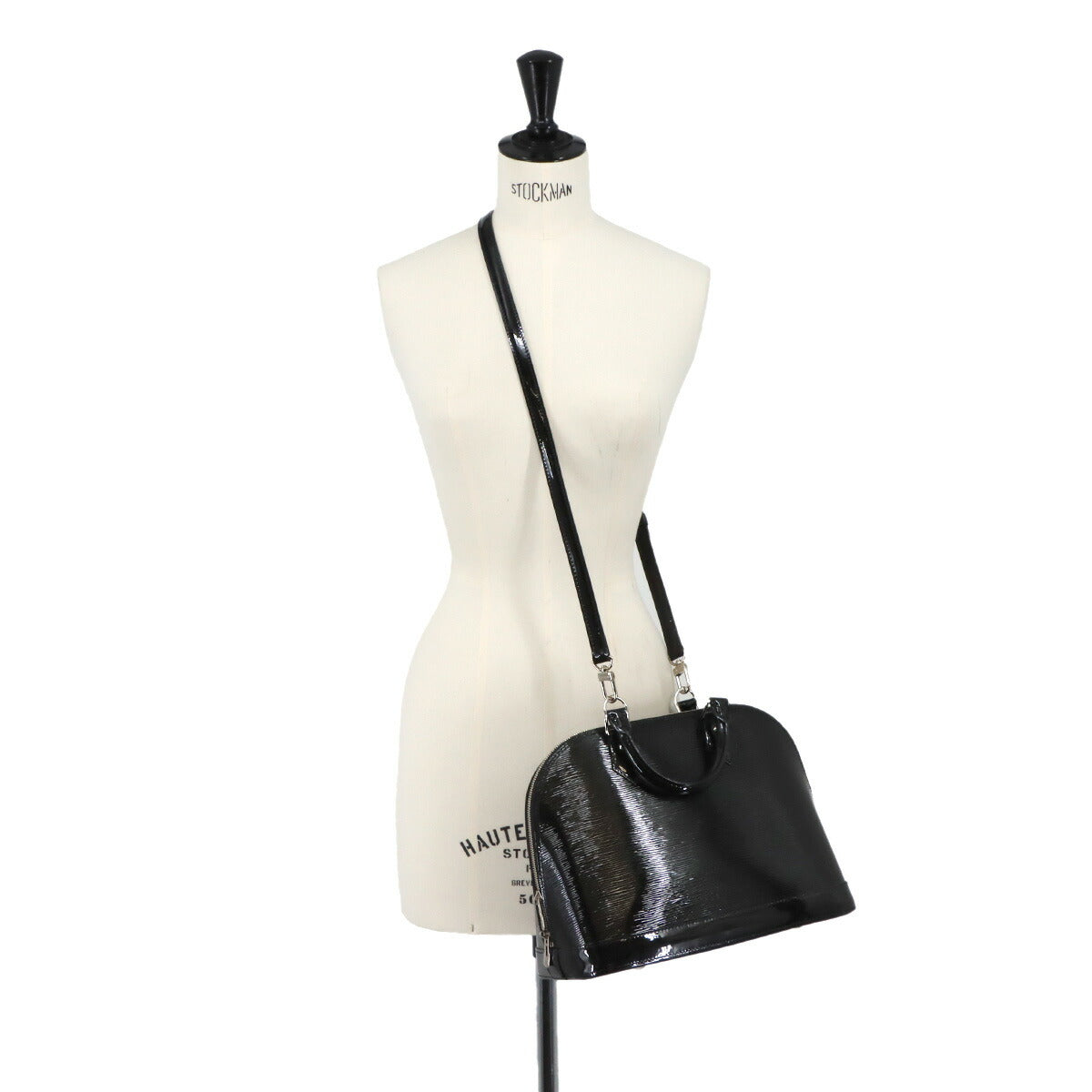 Epi Electric Alma PM Hand Bag Black M4032N Purse