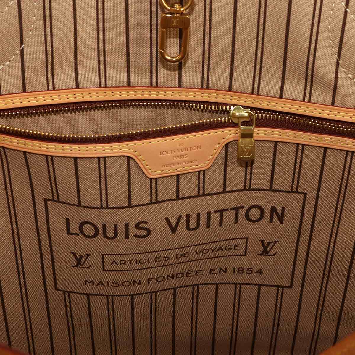 Monogram Neverfull MM Tote Bag Beige M40995 Purse