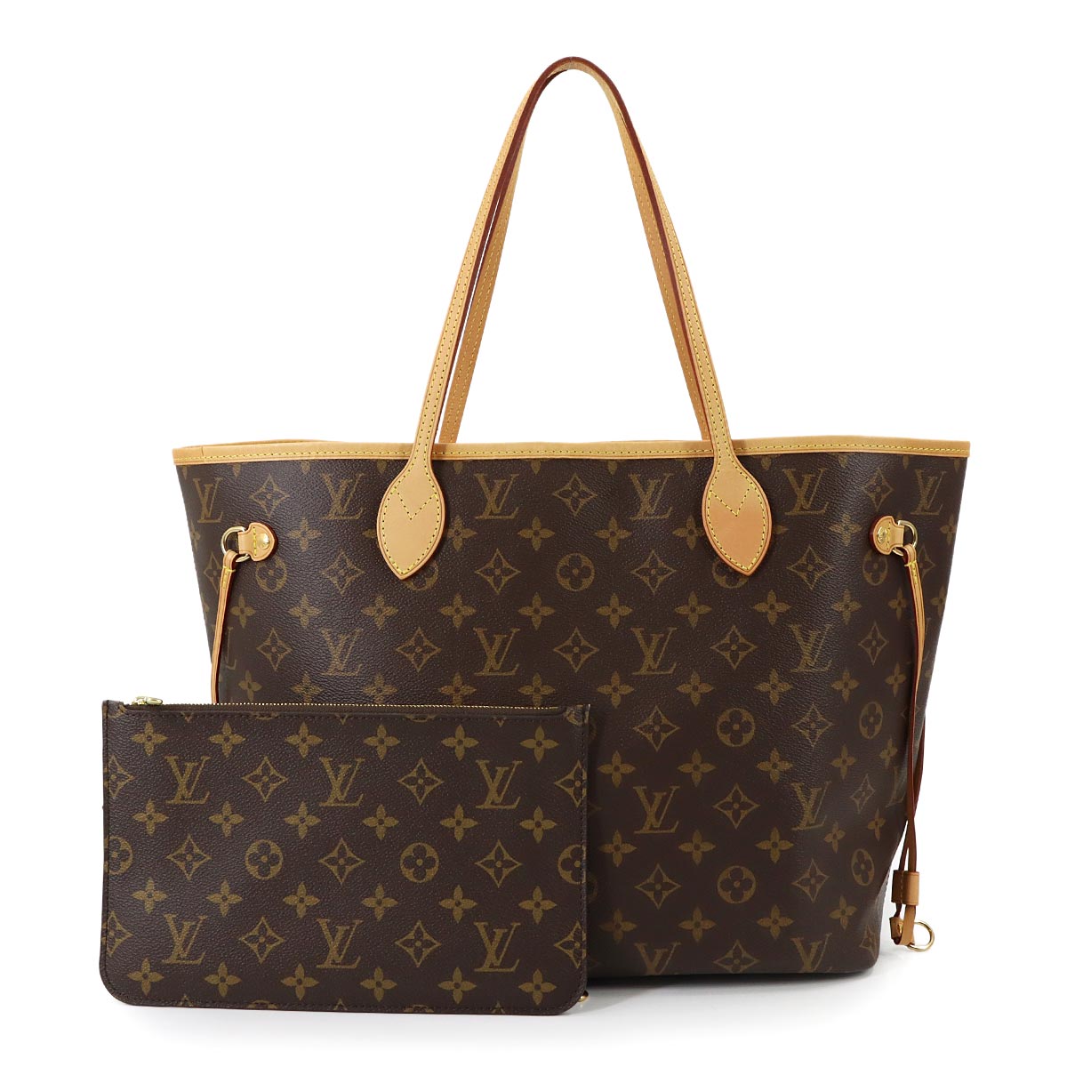 Monogram Neverfull MM Tote Bag Beige M40995 Purse