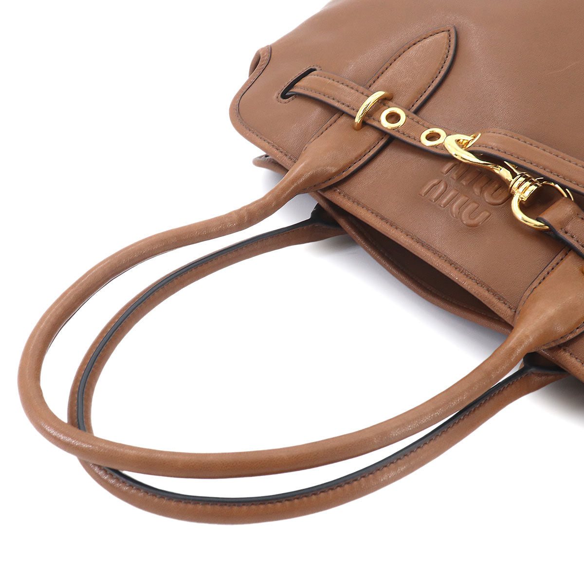 Aventure Large Tote Bag Leather Brown 5BG310