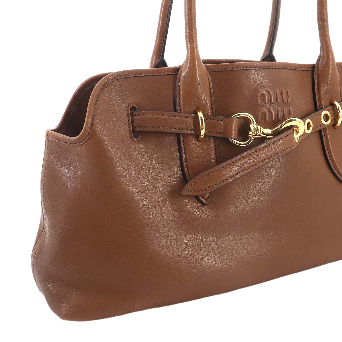 Aventure Large Tote Bag Leather Brown 5BG310