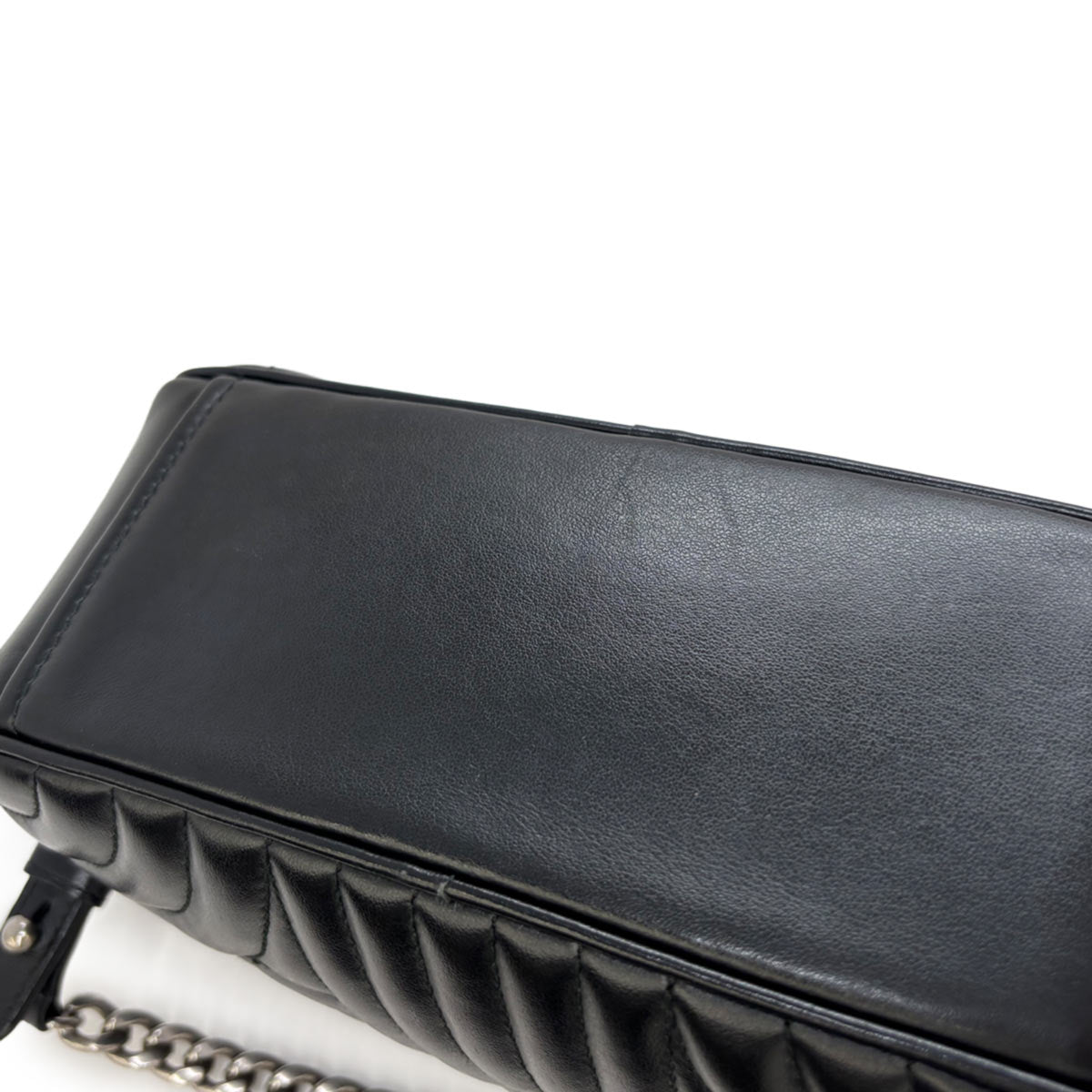Diagramme Chain Shoulder Bag Leathear Nero Black 1BH083 Purse
