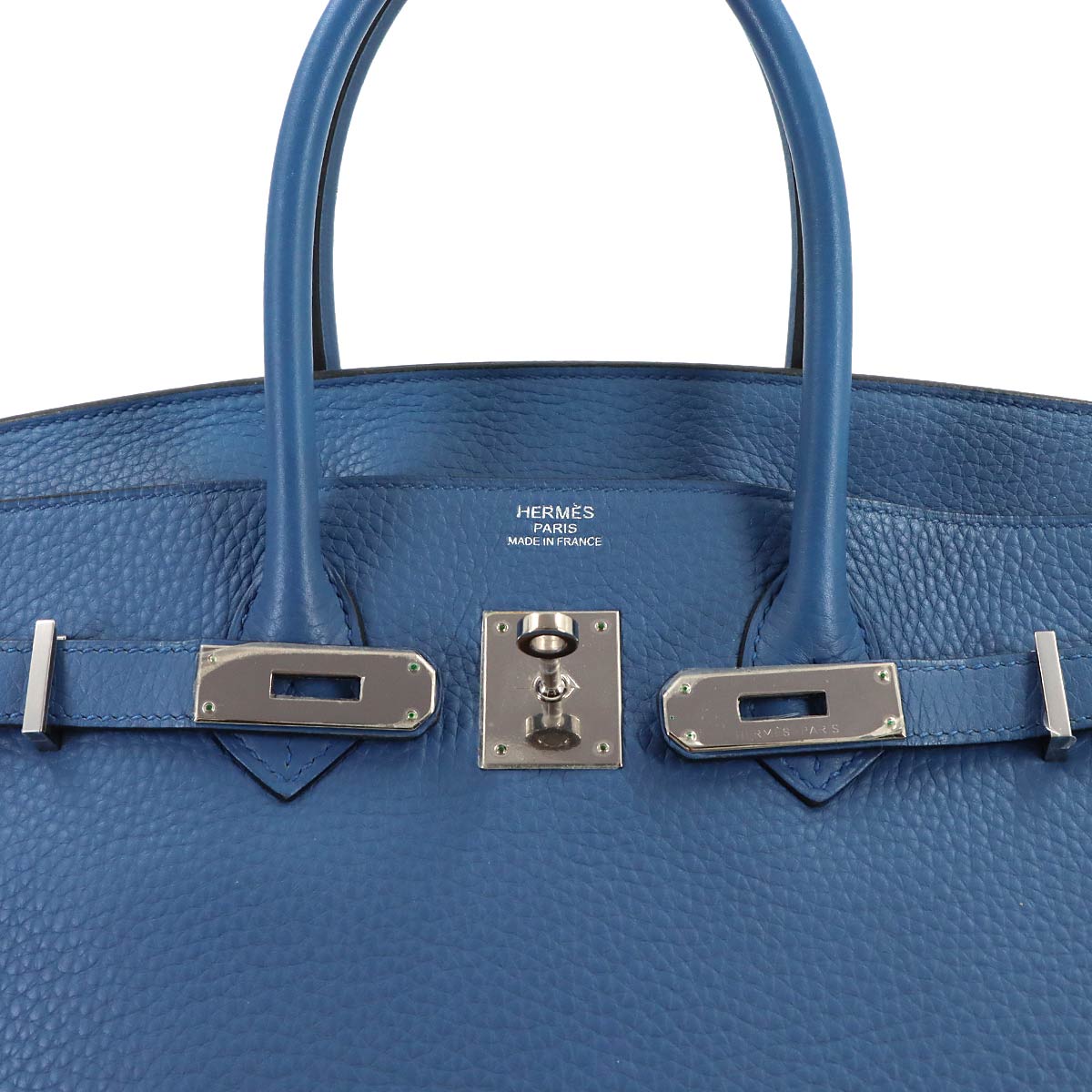 Birkin 35 Veau Togo Azur Hand Bag Purse