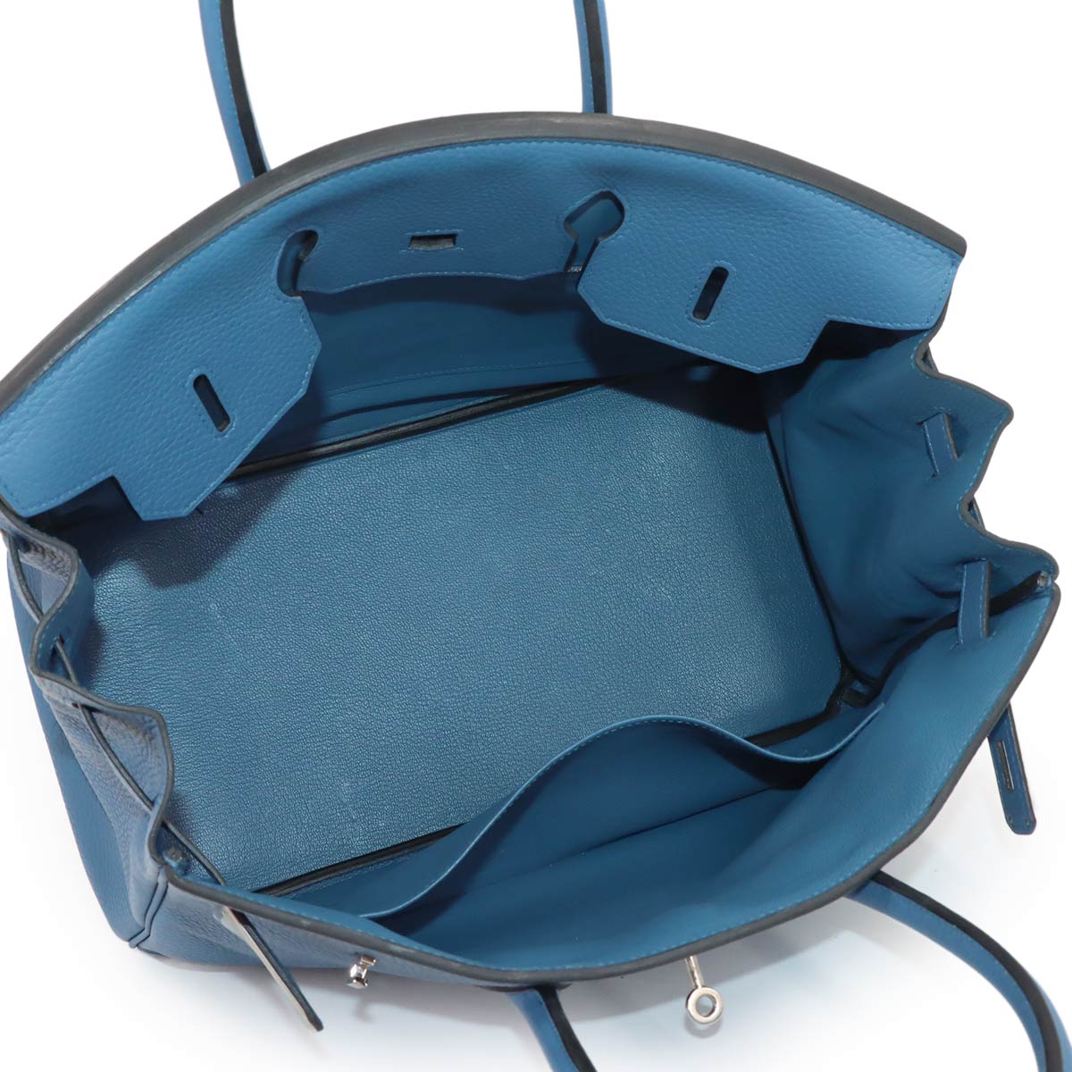 Birkin 35 Veau Togo Azur Hand Bag Purse