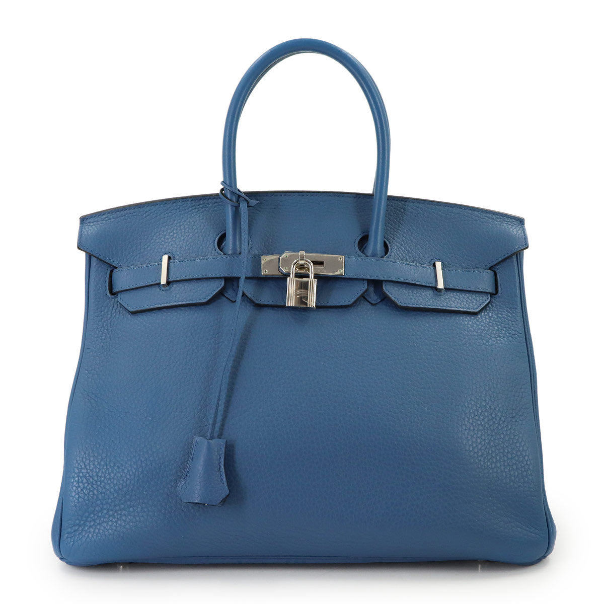 Birkin 35 Veau Togo Azur Hand Bag Purse