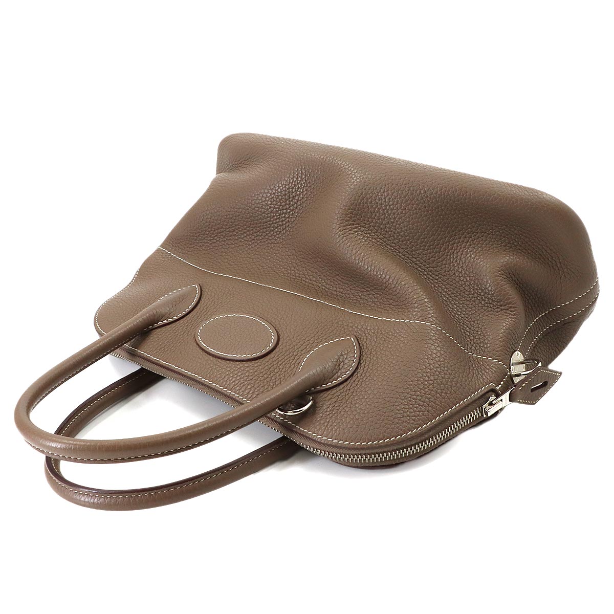 Bolide 31 Hand Shoulder Bag Taurillon Clemence Etoupe