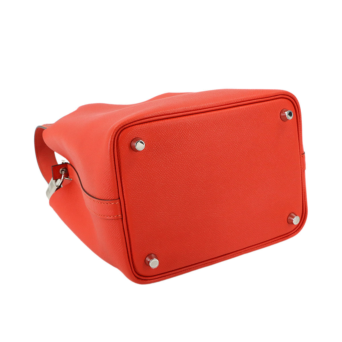 Picotin Lock PM Tressage Hand Bag Epsom Rouge de Coeur