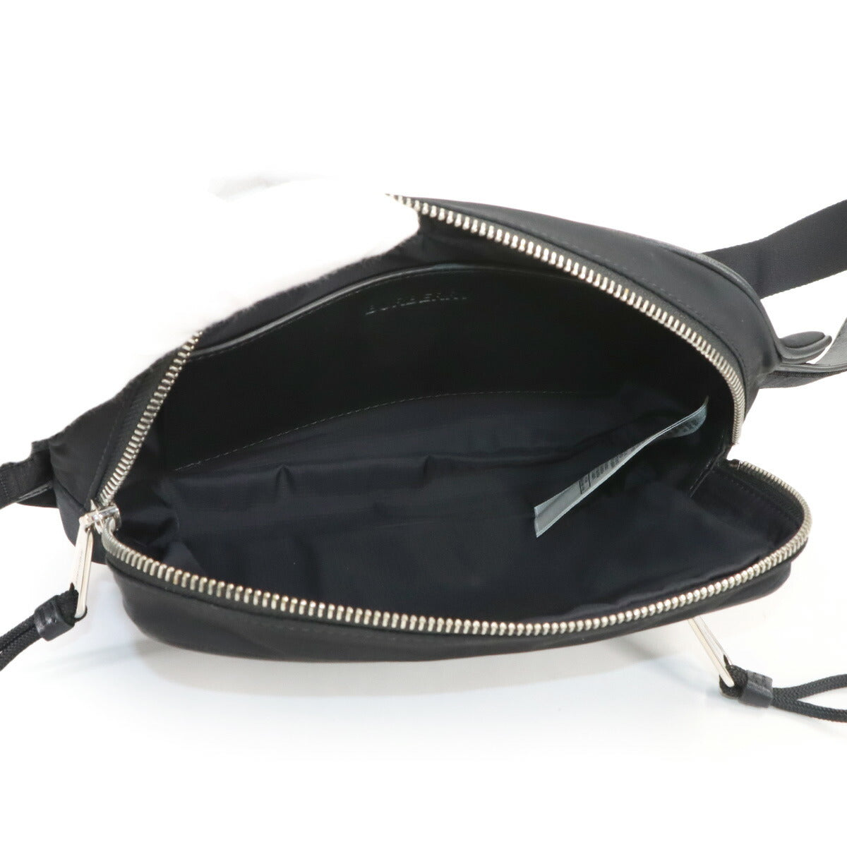 Crossbody Bag Nylon Leather Black 8021089 Purse
