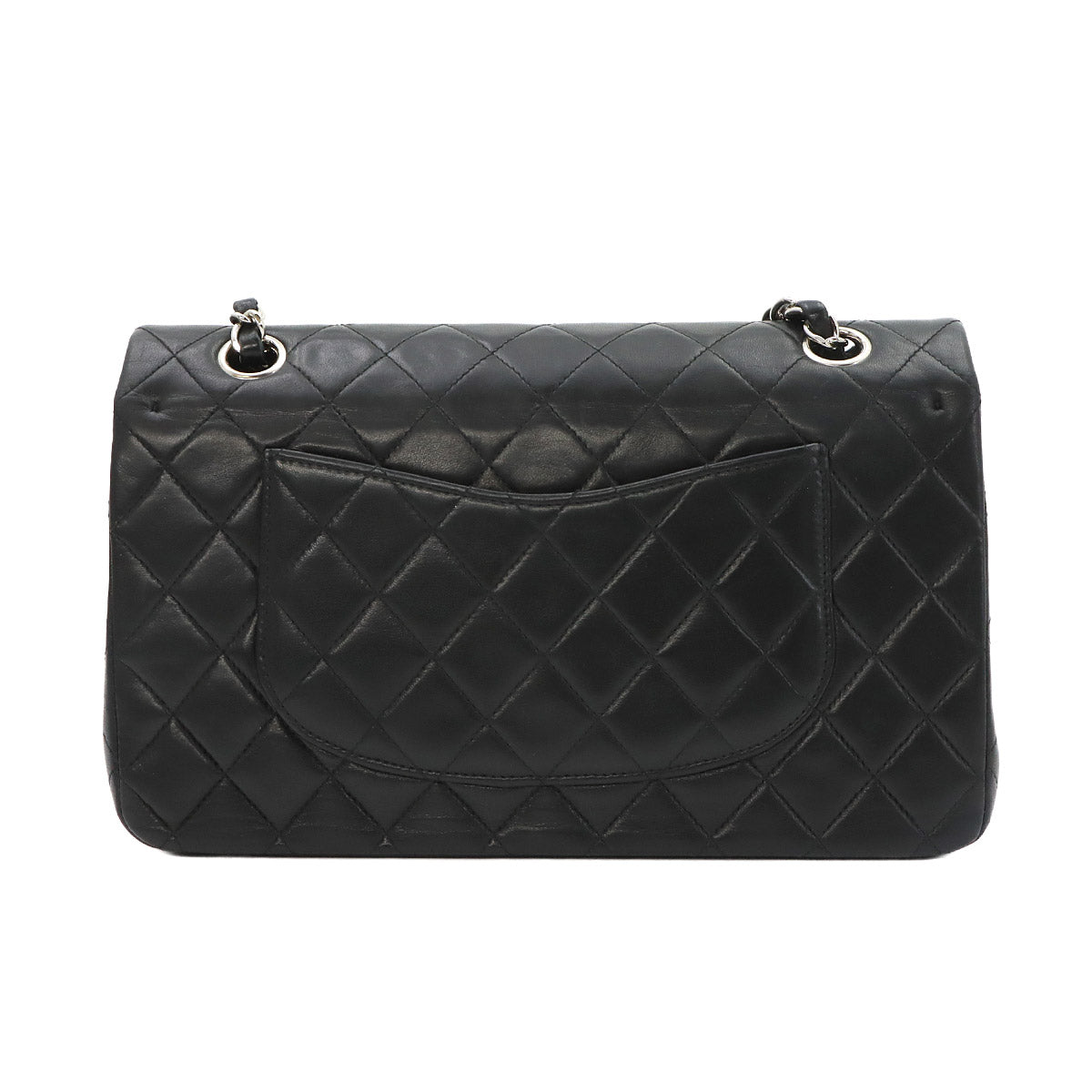 Matelasse 25 Chain Shoulder Bag Leather Black A01112 11.12