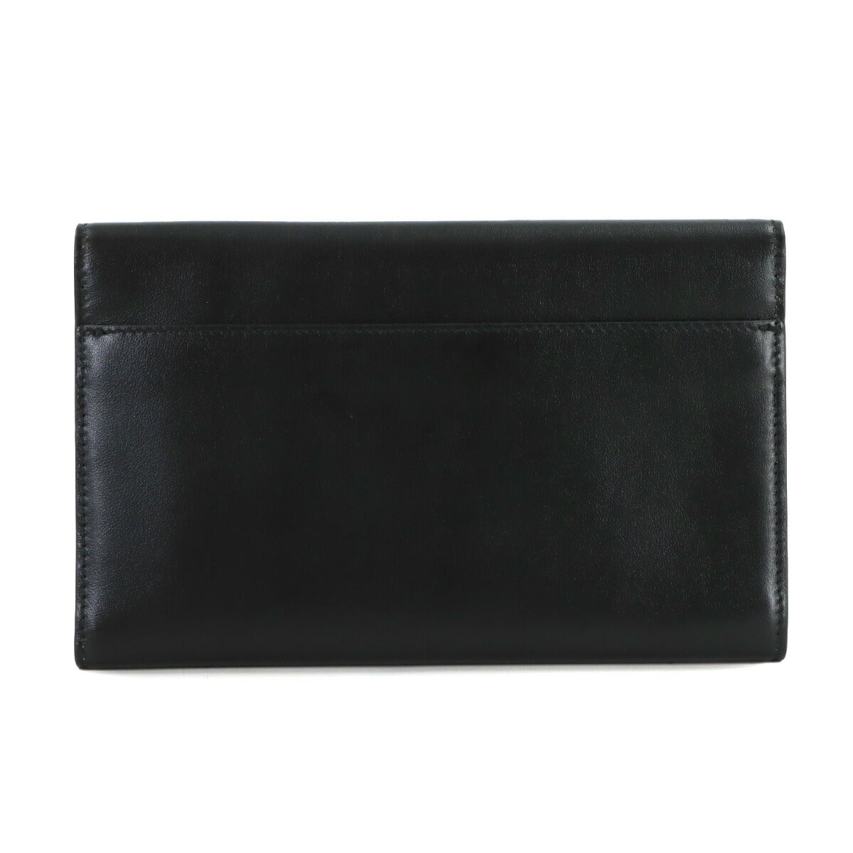 Envelope Slim Long Wallet Leather Nero Black 7432202