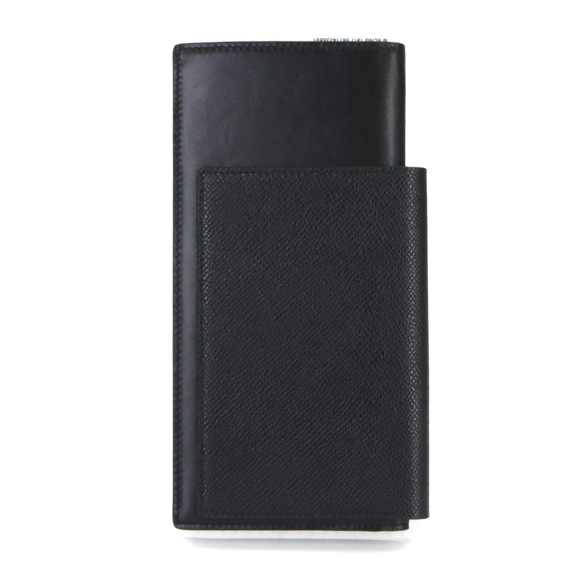 Passport Long Wallet 1Ticket Leather Black 787774