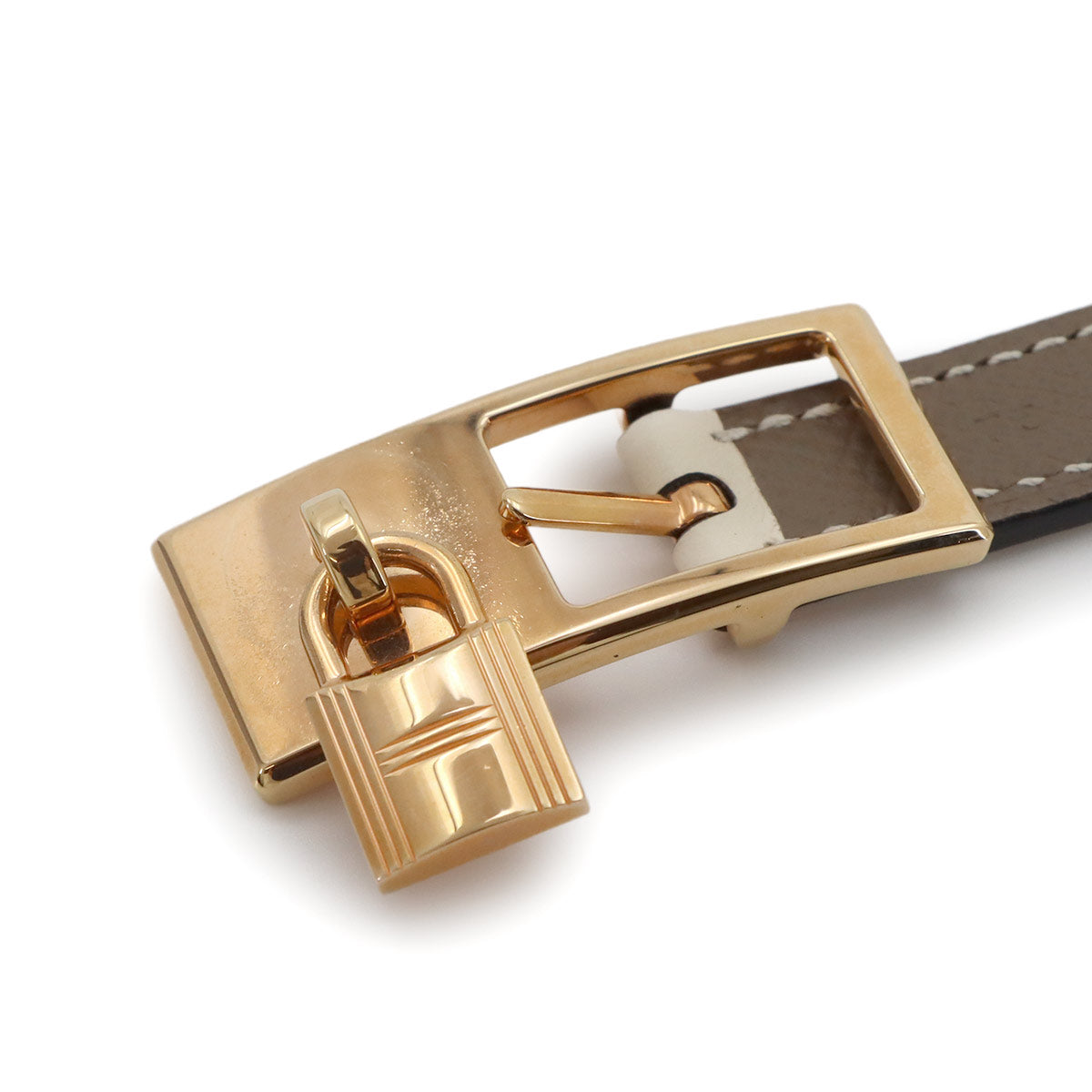 Lucky 15 Reversible Belt Veau Epsom Etoupe Nata Accessory