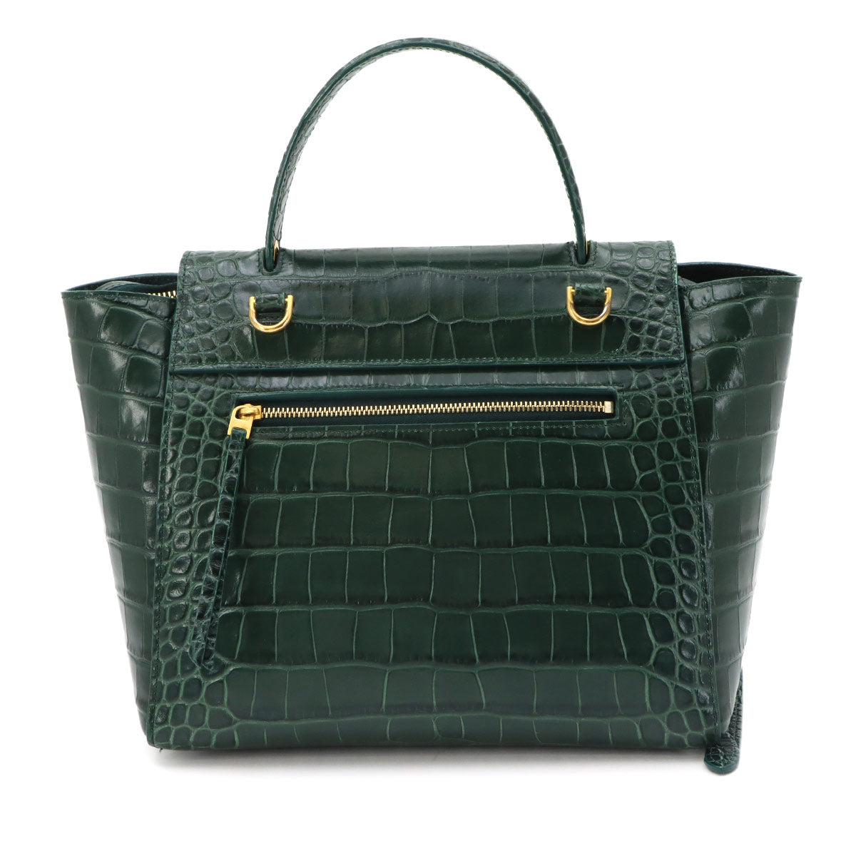 Belt Bag Micro Hand Shoulder Bag Leather Dark green 189153