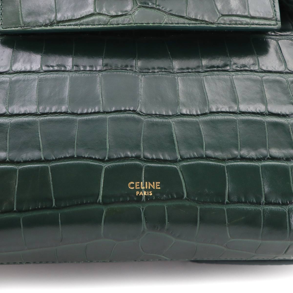 Belt Bag Micro Hand Shoulder Bag Leather Dark green 189153