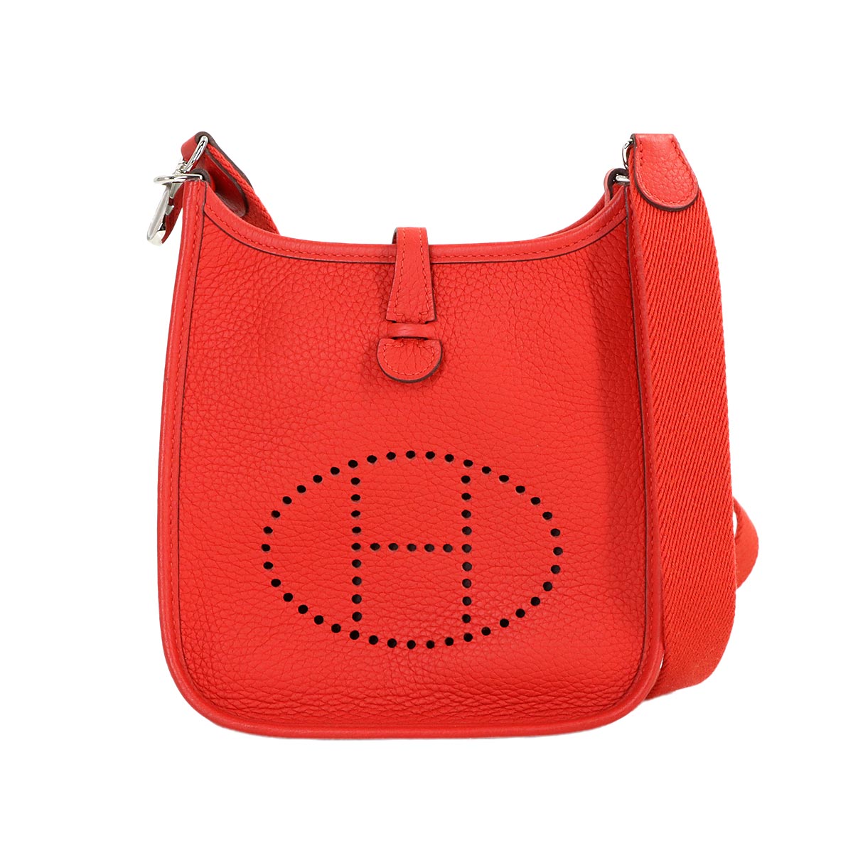 Evelyne Amazone TPM Shoulder Bag Taurillon Clemence Red