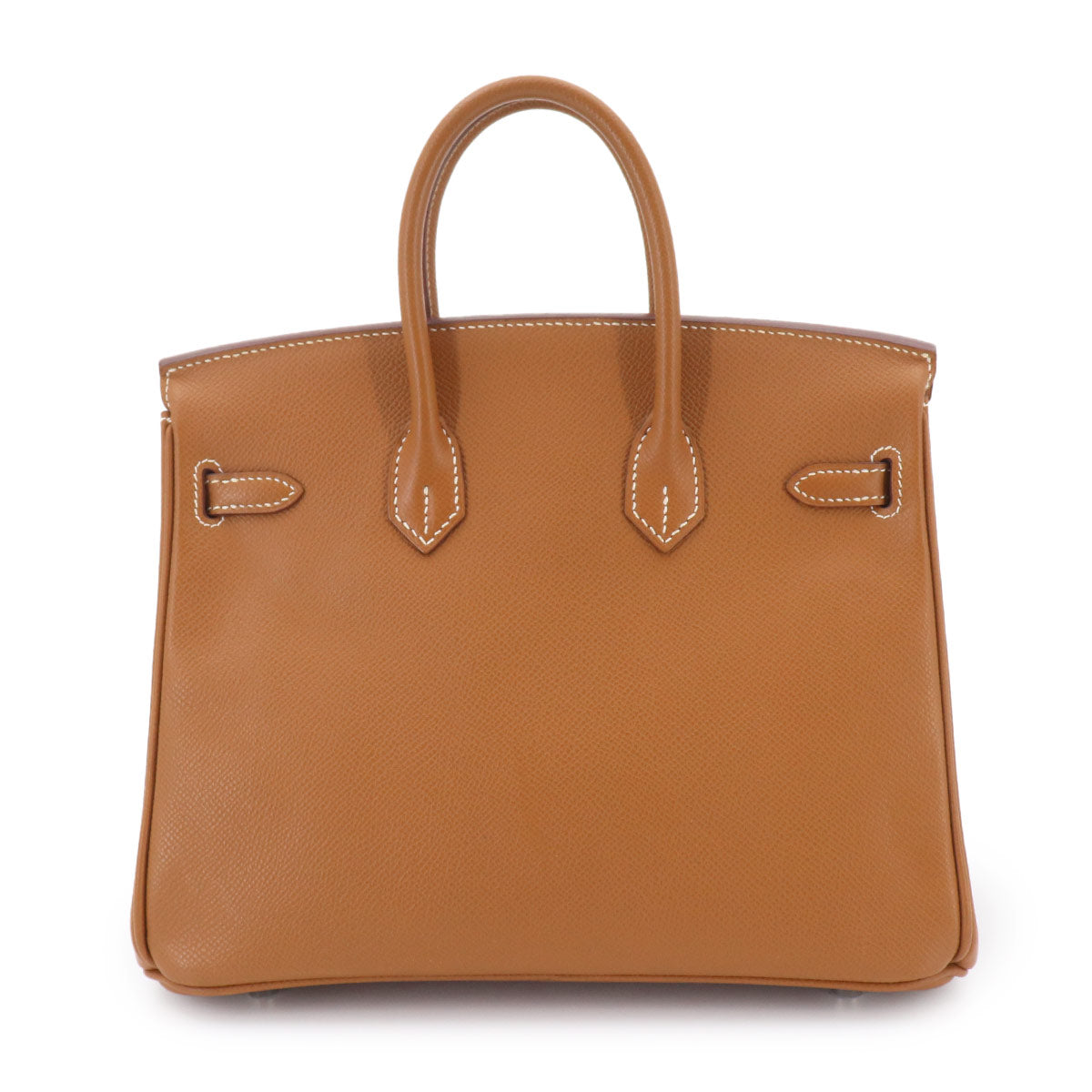 Birkin 25 Epsom Gold Hand Bag Brown Purse