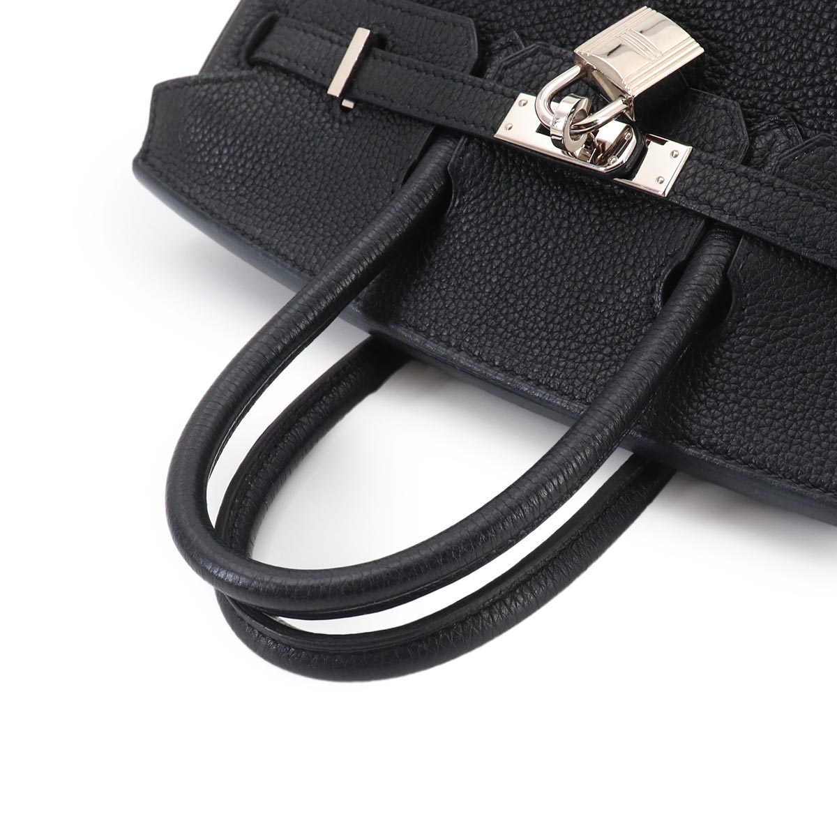Birkin 25 Veau Togo Black Hand Bag Purse