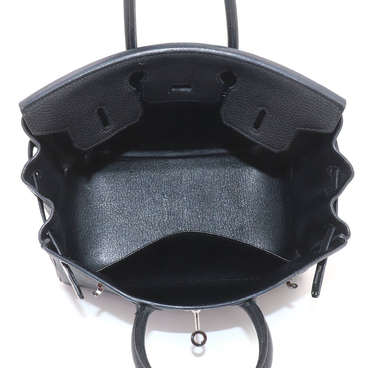 Birkin 25 Veau Togo Black Hand Bag Purse