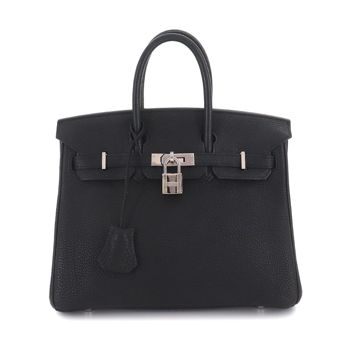Birkin 25 Veau Togo Black Hand Bag Purse