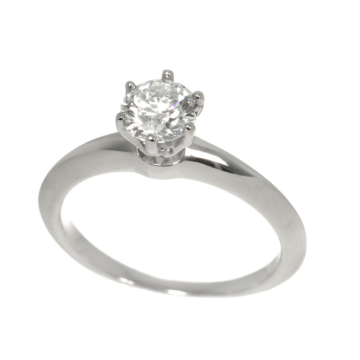 Diamond 0.64ct G/VS1/3EX Ring Platinum Size5.25(US)