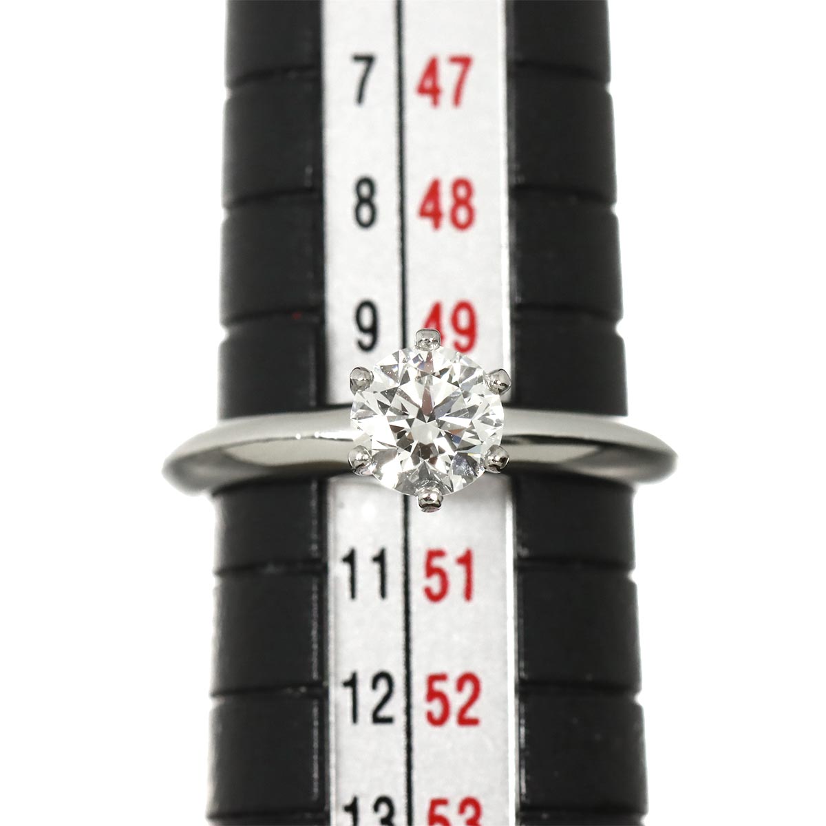 Diamond 0.64ct G/VS1/3EX Ring Platinum Size5.25(US)