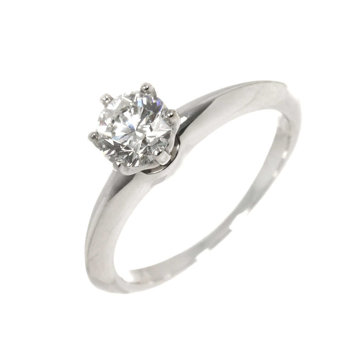 Diamond 0.64ct G/VS1/3EX Ring Platinum Size5.25(US)