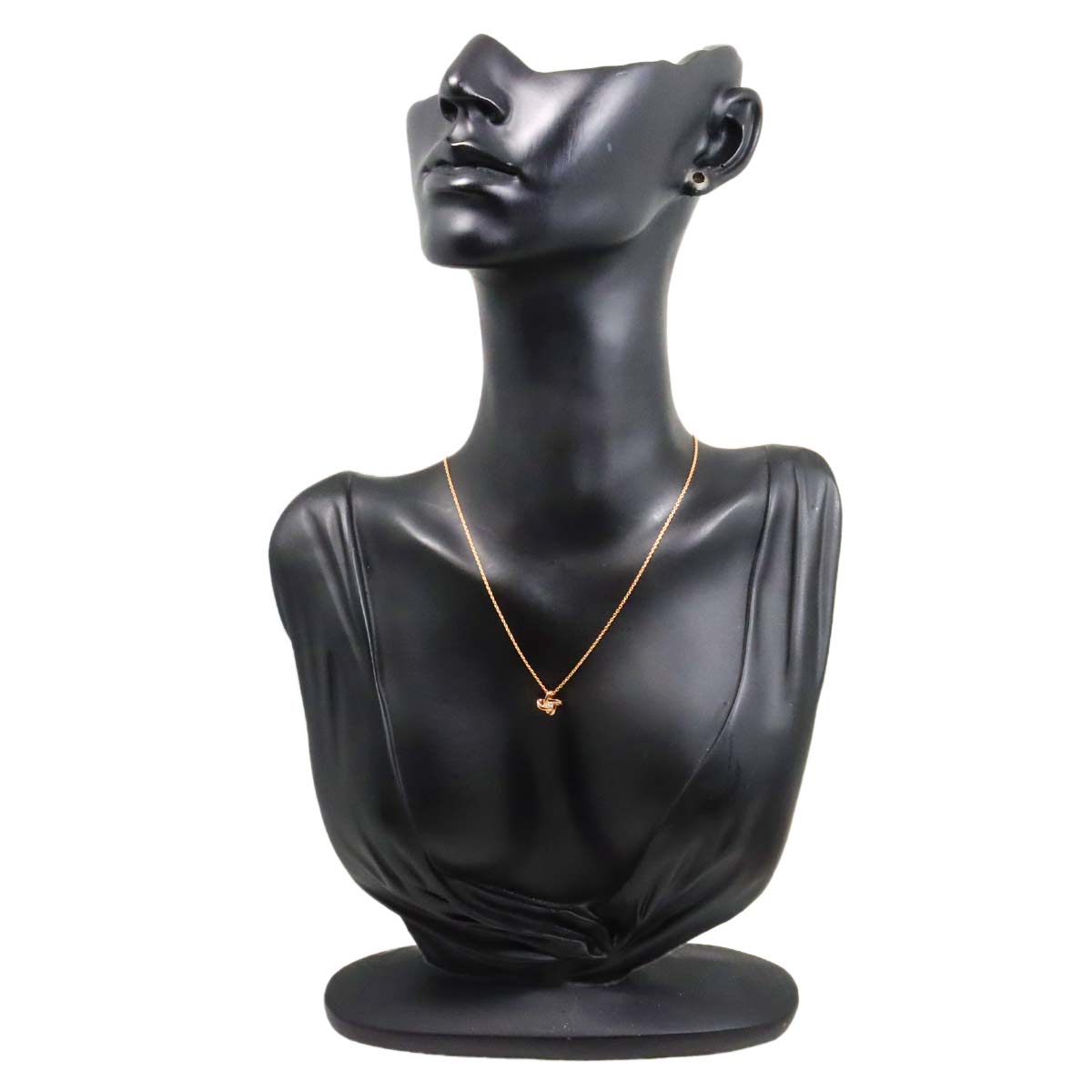 Diamond 0.02ct Necklace 18K PG 750
