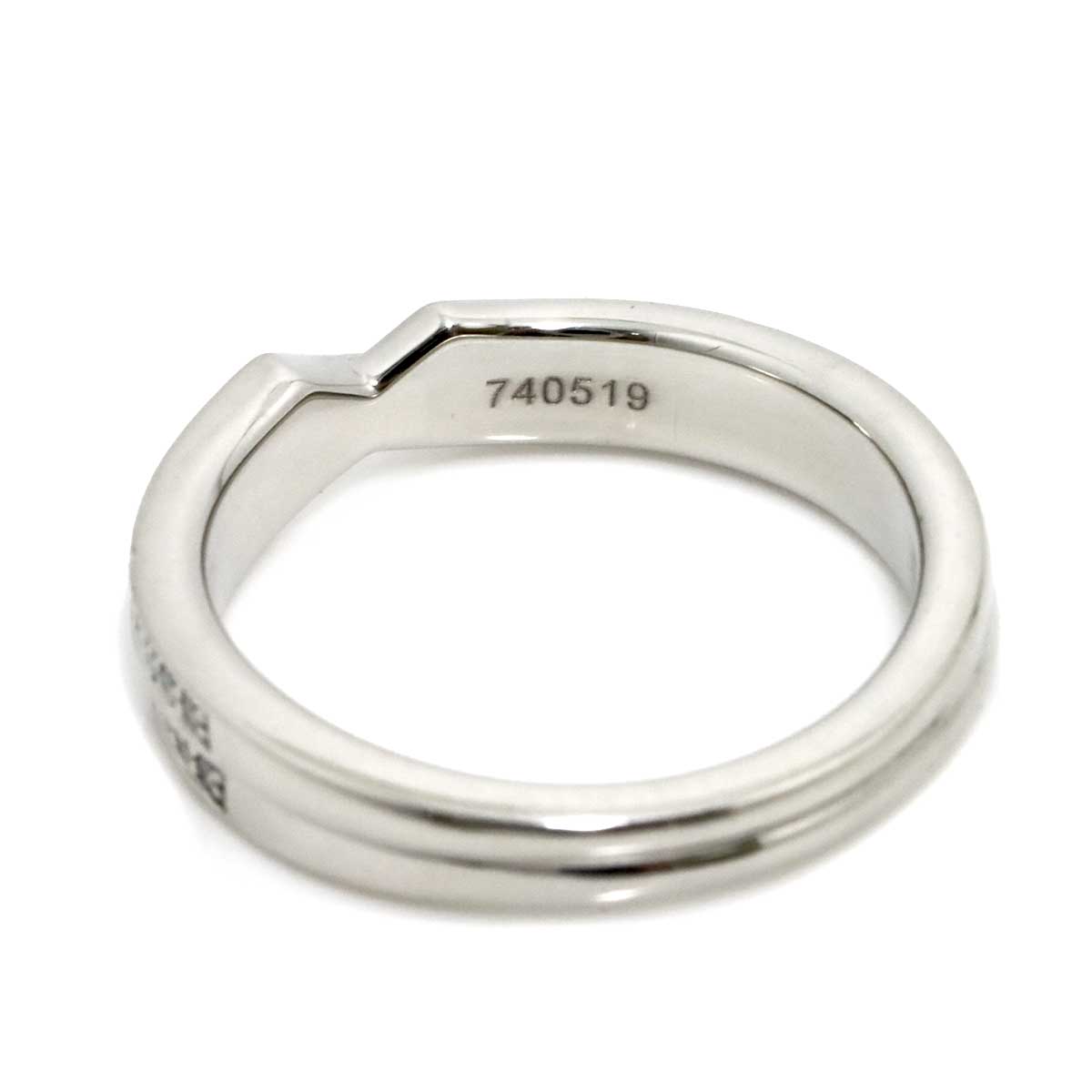 Diamond Ring Pt Platinum size4.5-4.75(US)