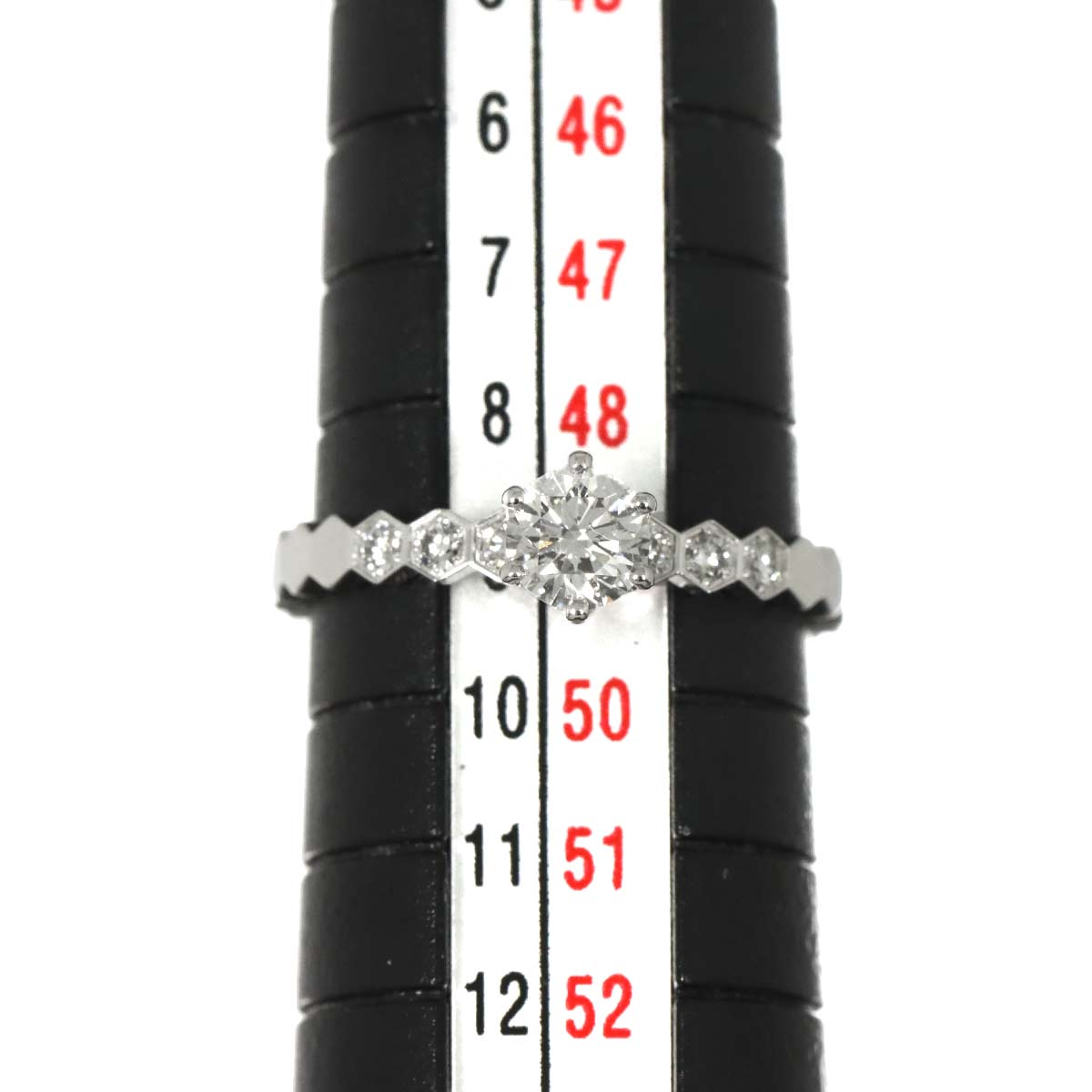 BEEMYLOVE Diamond 0.33ct D/VS2/3EX Ring 18K WG 750 4.75-5(US)