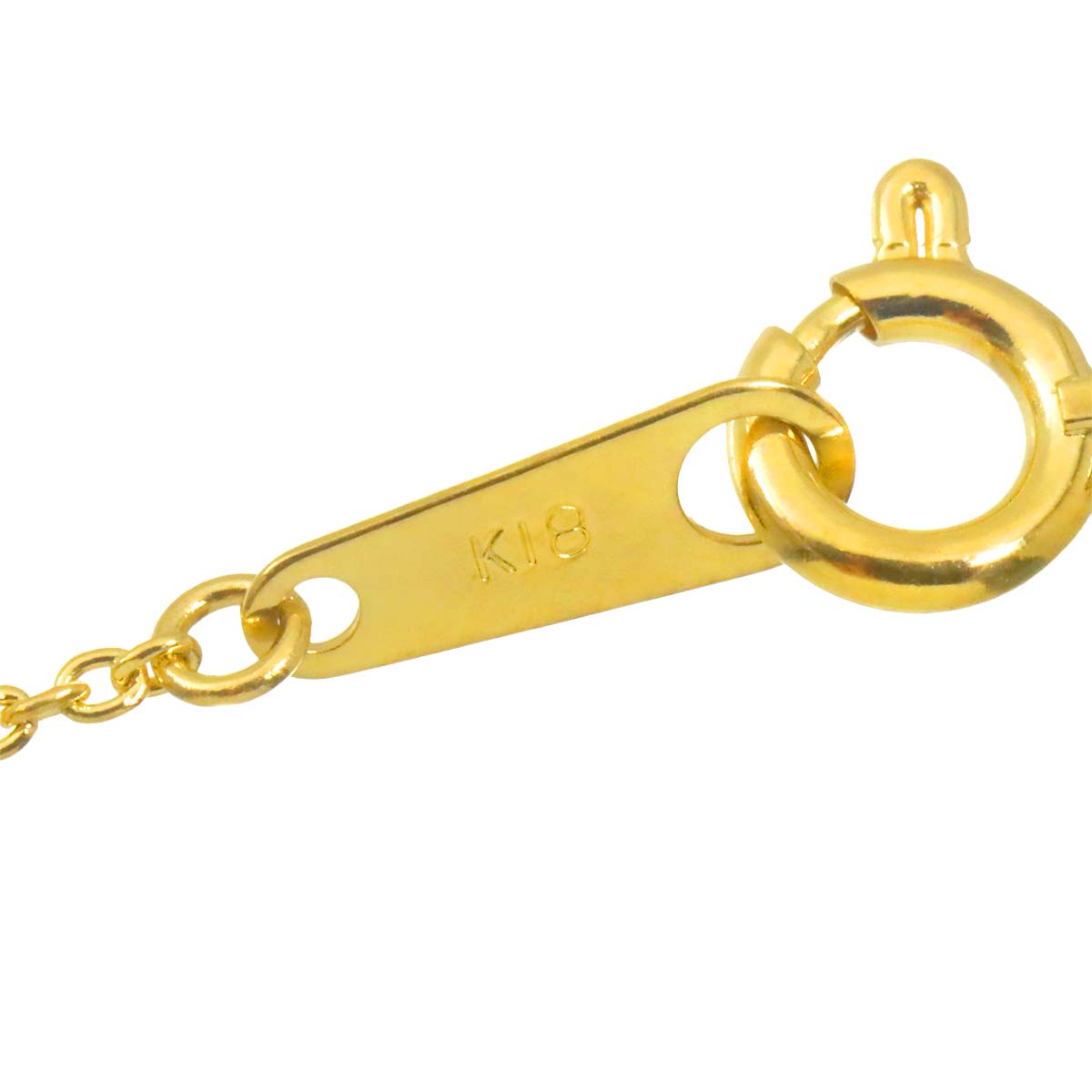 Diamond Necklace 18K Yellow Gold 750