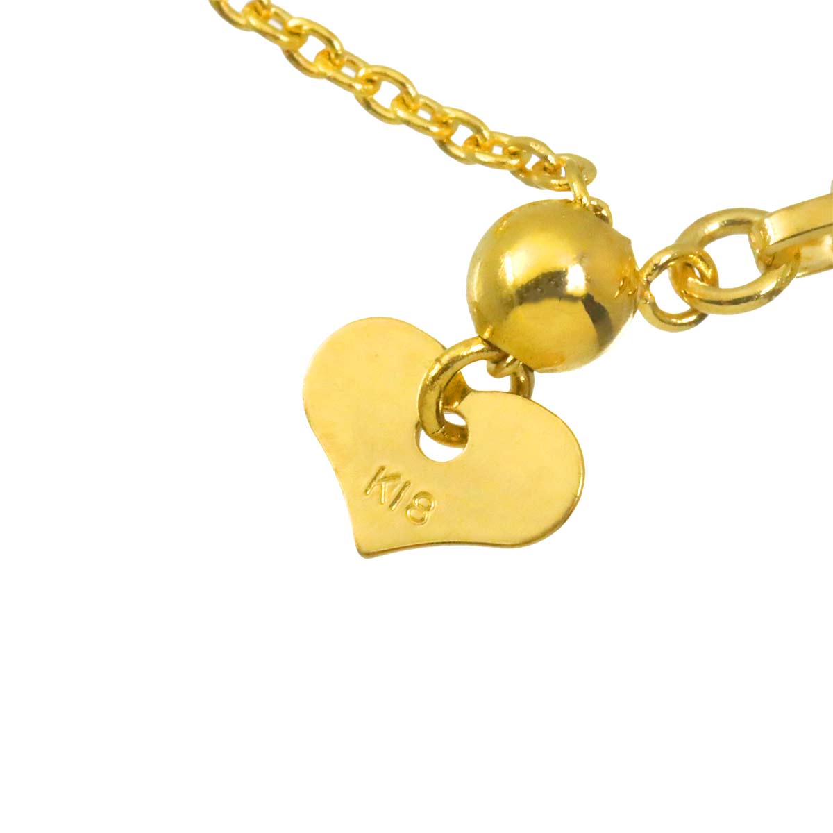 Diamond Necklace 18K Yellow Gold 750