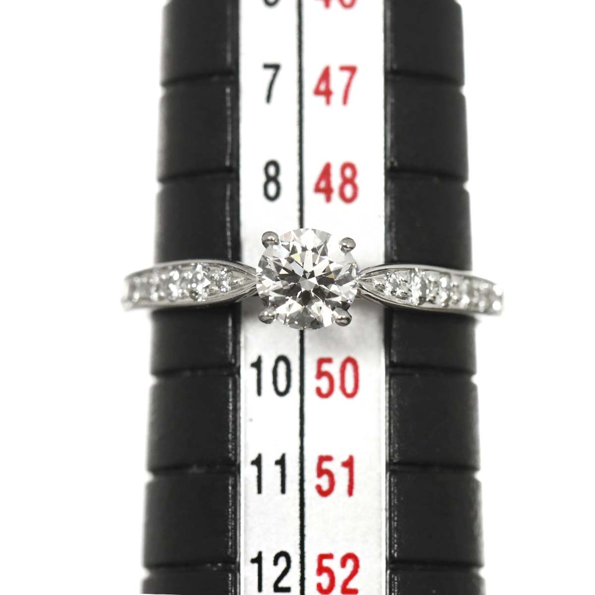 Harmony Diamond 0.40ct H/VVS2/3EX Ring Pt Size5-5.25(US)